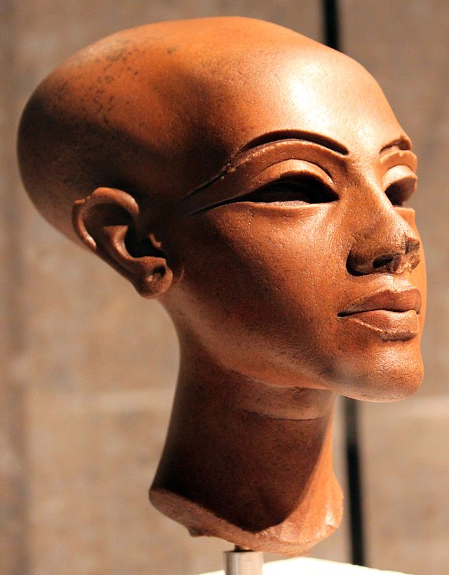Head of egyptian princess showing cranial transformation
