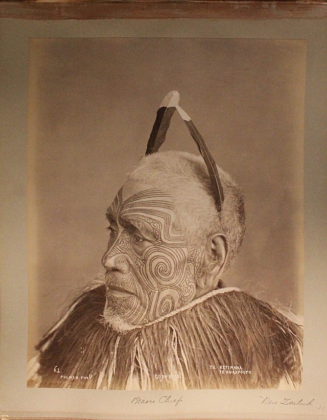Maori Chief, New Zealand, 1891