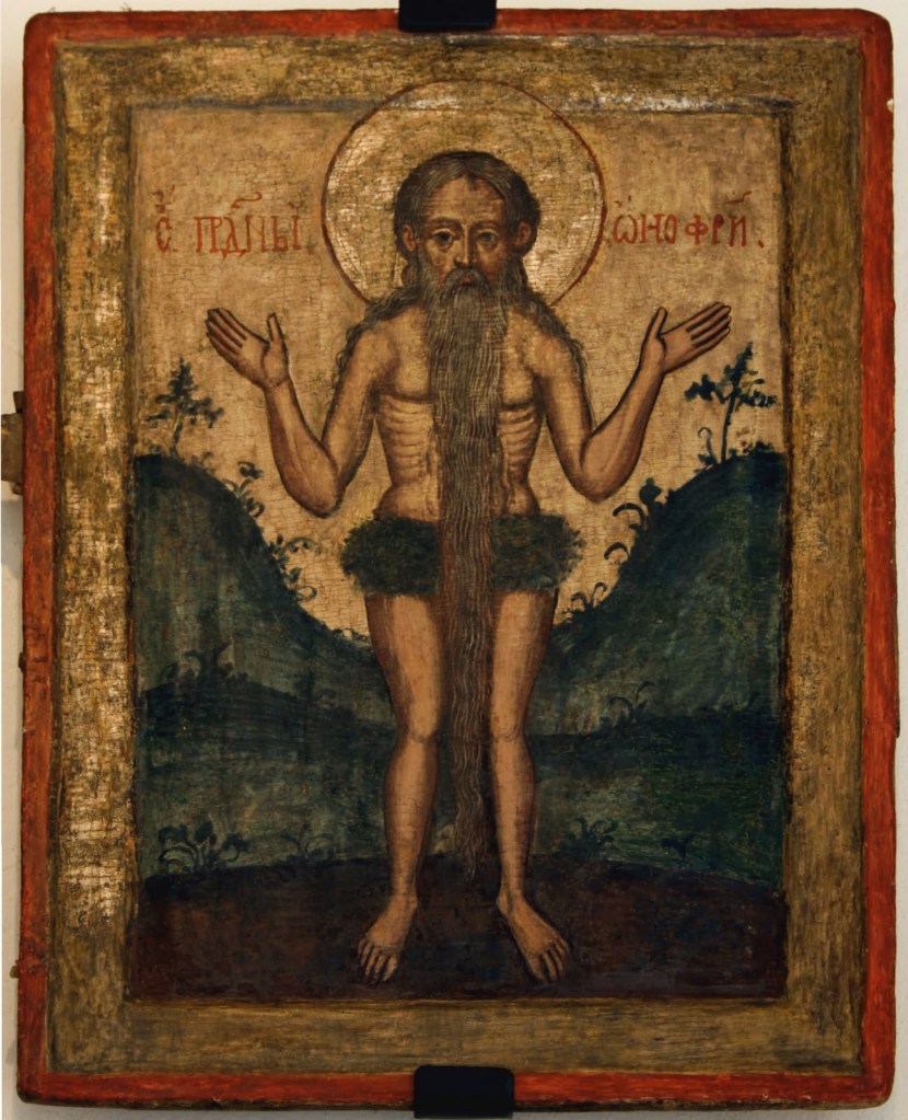 Saint Onuphrios in Askese