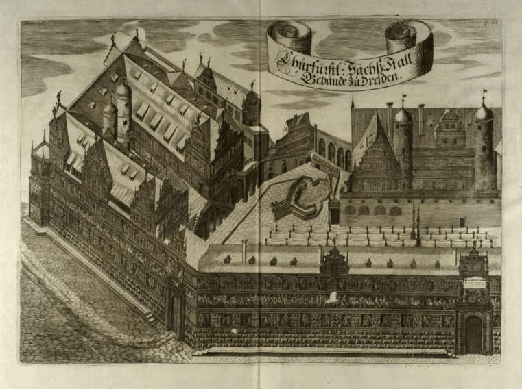 Stallhof Dresden 1680